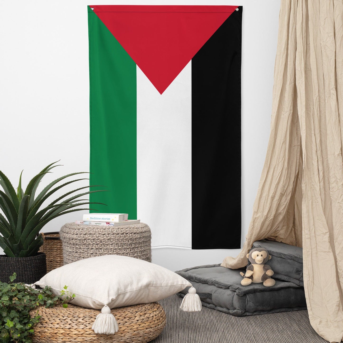 Large Palestinian Banner Flag