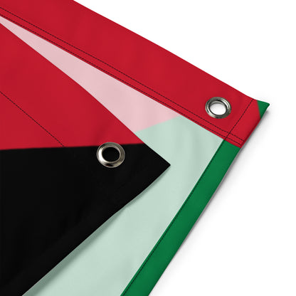 Large Palestinian Banner Flag