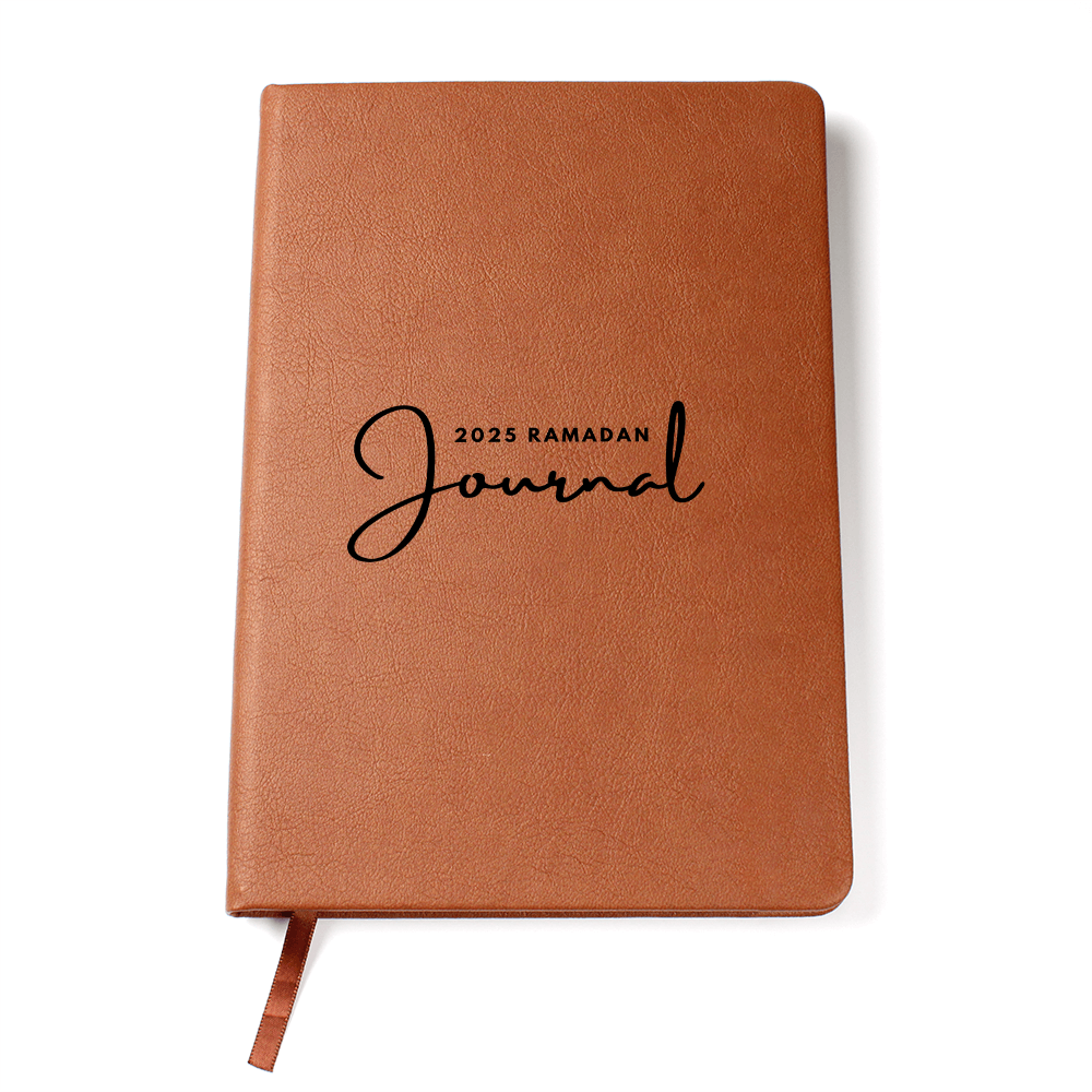 Minimalist 2025 Ramadan Leather Journal