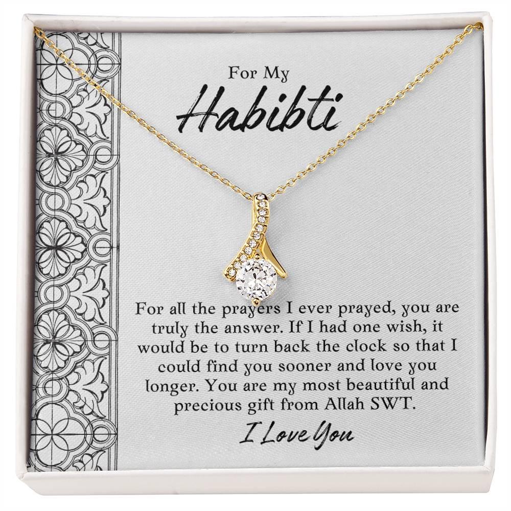 For My Habibti | Most Beautiful & Precious Gift | Alluring Beauty Necklace - SunnahBay