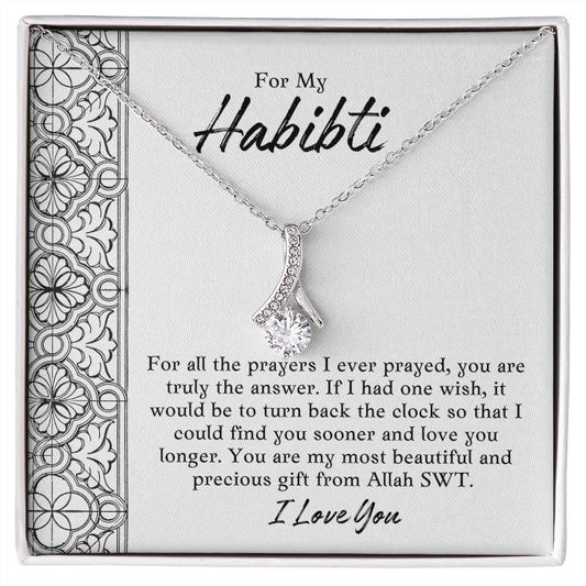 For My Habibti | Most Beautiful & Precious Gift | Alluring Beauty Necklace - SunnahBay