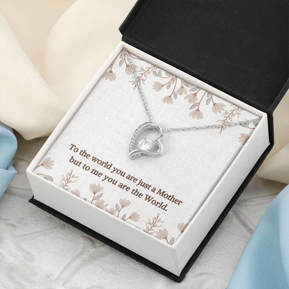 You are the World | Gift for Muslim Mom | Forever Love Necklace