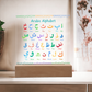 Arabic Alphabet Children's Night Light Acrylic Plaque