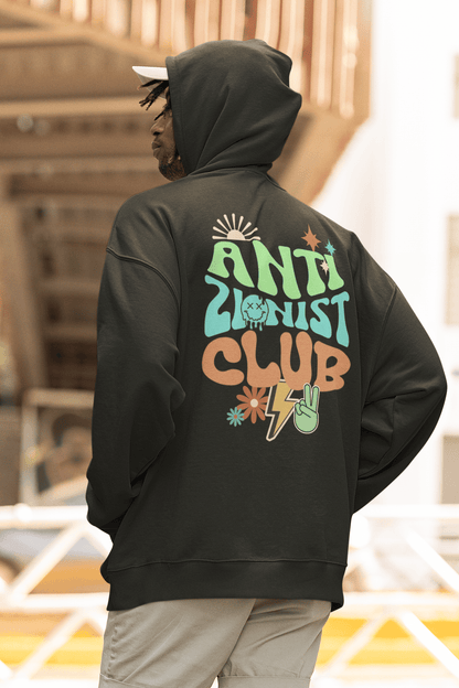 Anti Zionist Club 2 Palestinian Support Hoodie - SunnahBay