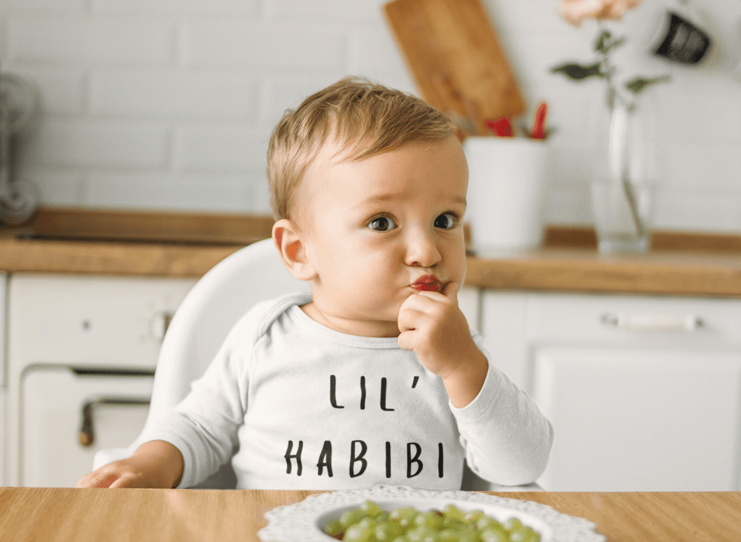 Lil' Habibi Long Sleeved Onesie for Muslim Baby | NB to 18 months - SunnahBay
