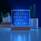 Arabic Alphabet Children's Night Light Acrylic Plaque
