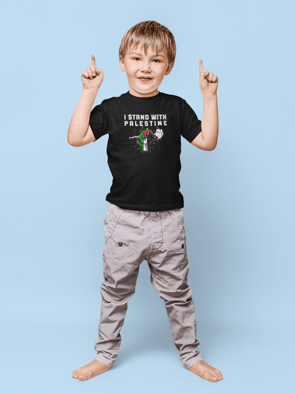 I STAND WITH PALESTINE Toddler Tshirt 2T-4T - SunnahBay